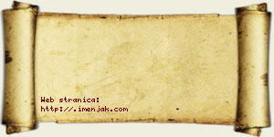 Tina Šijan vizit kartica